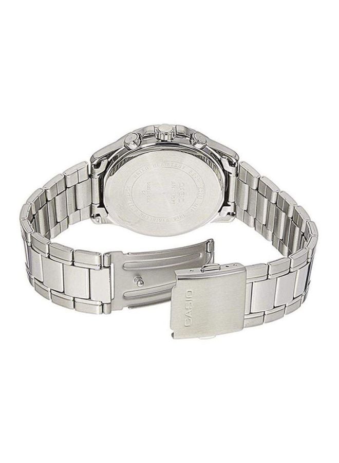 CASIO Men's Stainless Steel Analog Watch MTP-1374D-7ADF - 44 mm - Silver - Image 2