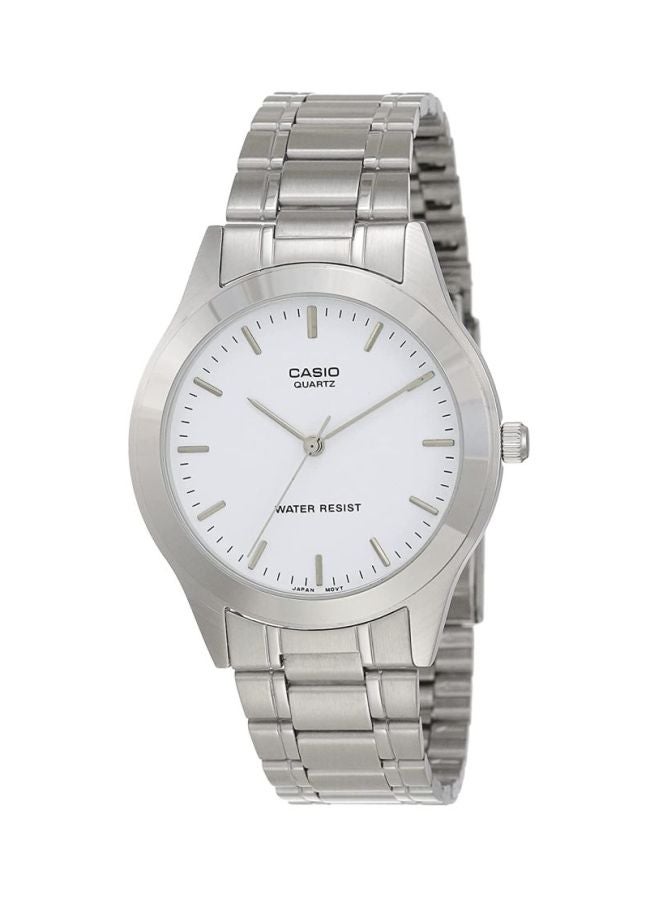 CASIO Men's Enticer Water Resistant Analog Watch Mtp1128A - 36 mm - Silver - Image 1