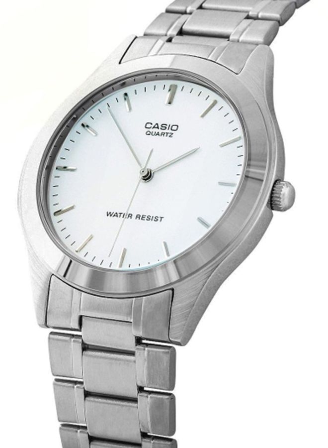 CASIO Men's Enticer Water Resistant Analog Watch Mtp1128A - 36 mm - Silver - Image 5