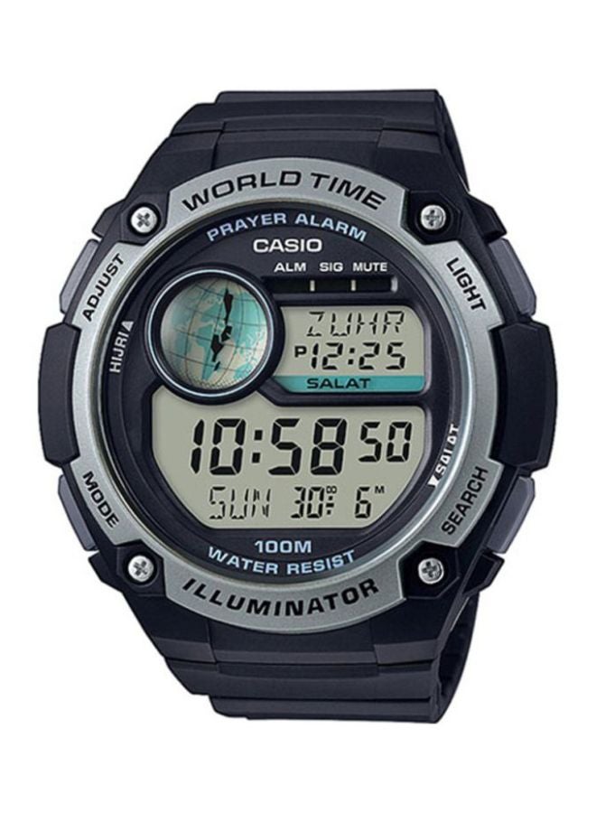 CASIO Men's Water Resistant Digital Watch CPA-100-1AVEF - 57 mm - Black  - Image 1