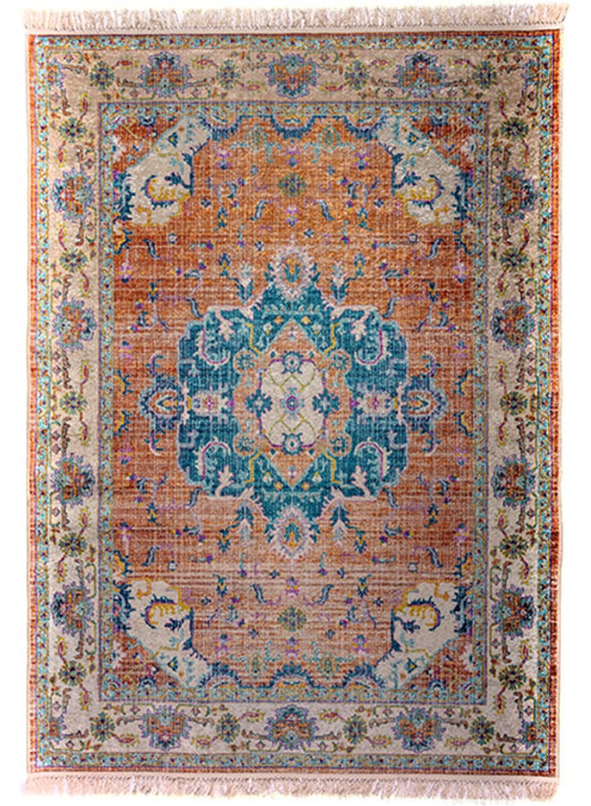 REGAL IN HOUSE Rectangular Soft Wool Touch Carpet Multicolour 120x80cm - Image 1