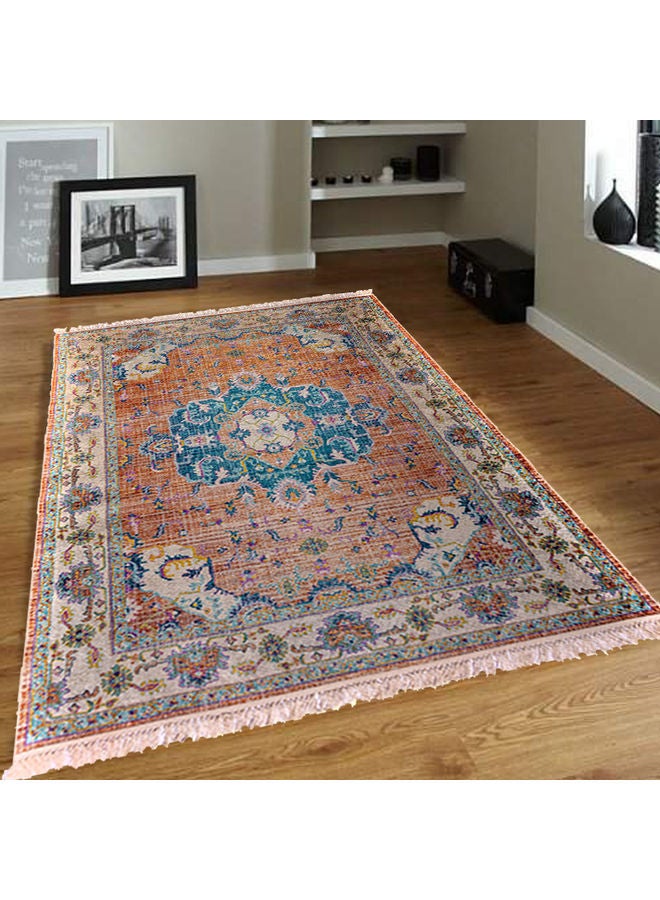 REGAL IN HOUSE Rectangular Soft Wool Touch Carpet Multicolour 120x80cm - Image 4