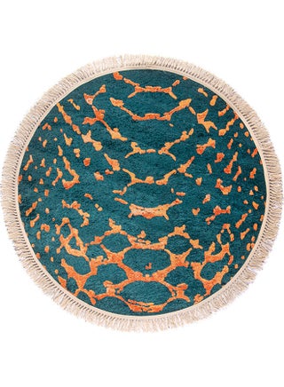 Round Soft Touch Carpet Multicolour 120x120cm - v1624439333/N48514717A_1