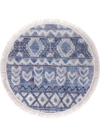 Round Soft Touch Carpet Multicolour 120x120cm - v1624439334/N48514723A_1
