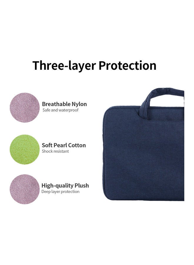 حقيبة محمولة للكمبيوتر المحمول مقاس 13.3 بوصة أسود - Image 2