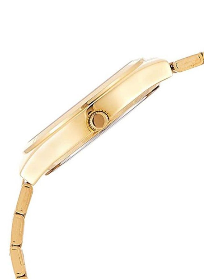 كاسيو ساعة يد بعقارب وسوار من الإستانلس ستيل طراز MTP1170N-9ARDF - 36 مم - ذهبي للرجال - Image 3