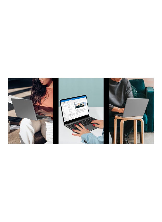 Chuwi - CoreBook X Laptop With 14-Inch Display, Intel i5 Processor/8GB RAM/512GB SDD/Intel Iris Plus Graphics 655 English Grey - Image 1