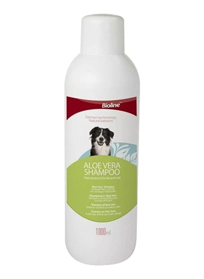 Bioline Aloe Vera Dog Shampoo White 1Liters 