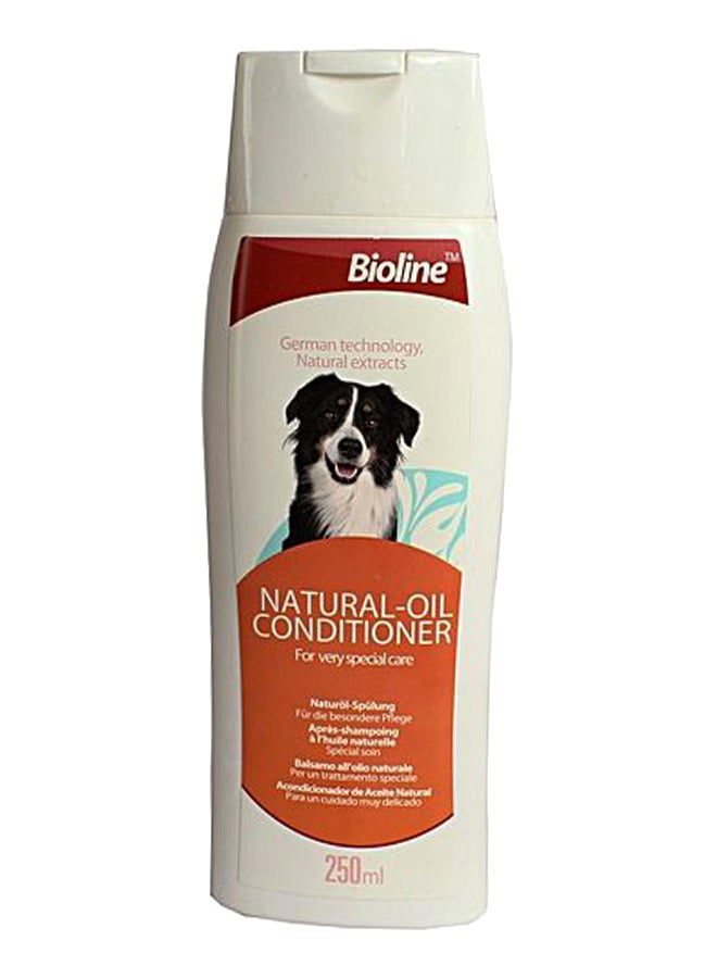 Bioline Natural Oil Conditioner For Dogs White 250ml 