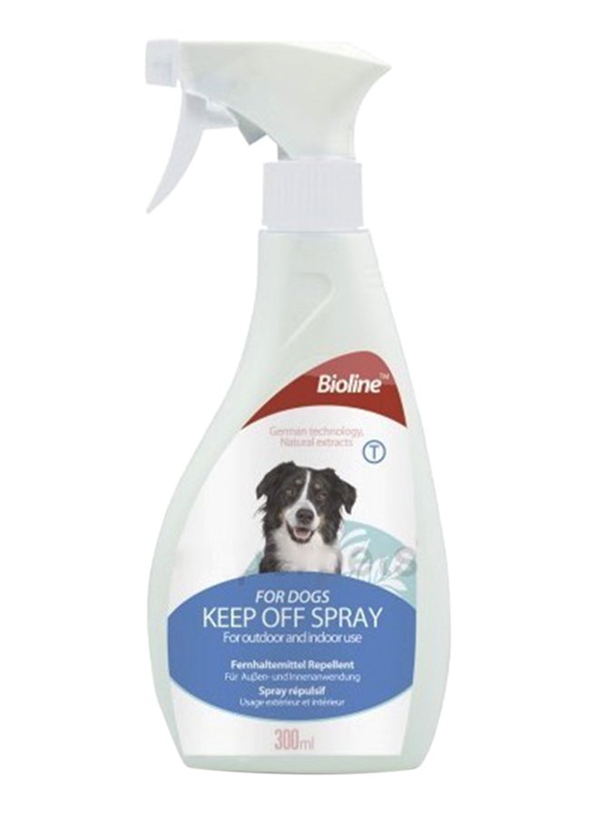 Bioline Keep Off Spray Indoor And Outdoor Pet Repellent White 300ml