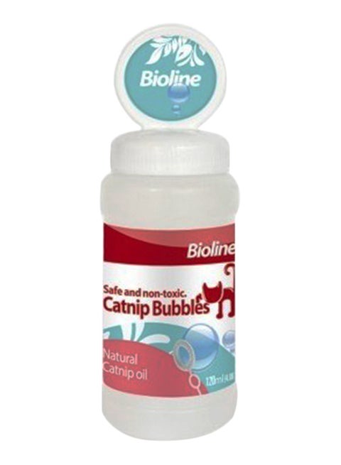 Catnip Oil Bubbles Stimulate Cats Playful Behavior White 120ml