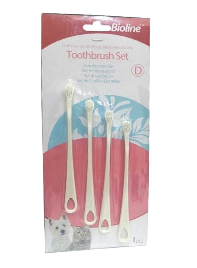 Bioline Toothbrush For Cats And Puppy White