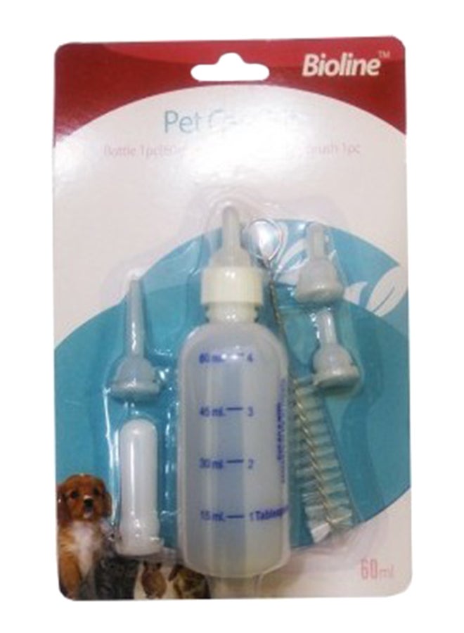 Bioline Feeding Bottle Kit White 60ml