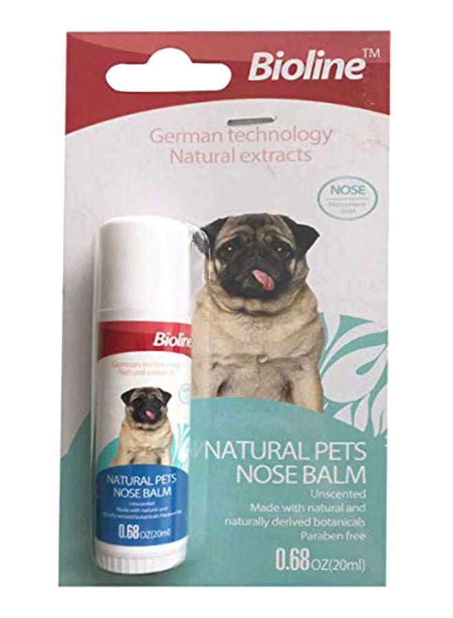 Bioline - Natural Pets Nose Balm White 20ml - Image 1