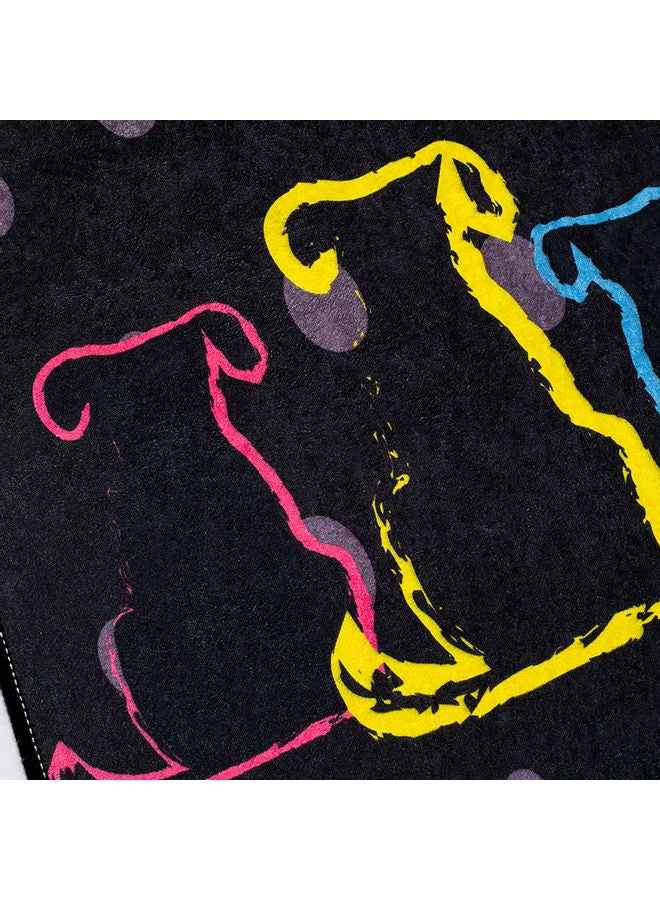 Biggdesign - Dot Printed Runner Black/Pink/Blue 60x130cm - Image 1