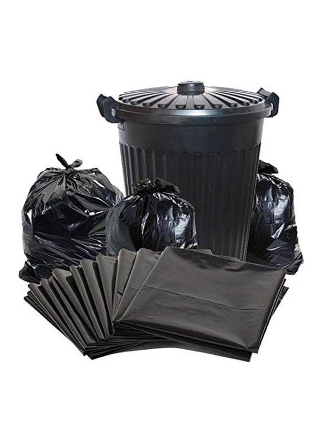 أكياس قمامة قابلة للتحلل من 10 قطع أسود 65x95سم - Image 1