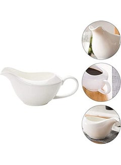 Generic Ceramic Sauce Boat White  - Image 2