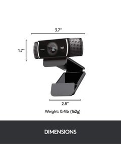 Logitech C922 Pro Stream Webcam Black  - Image 3