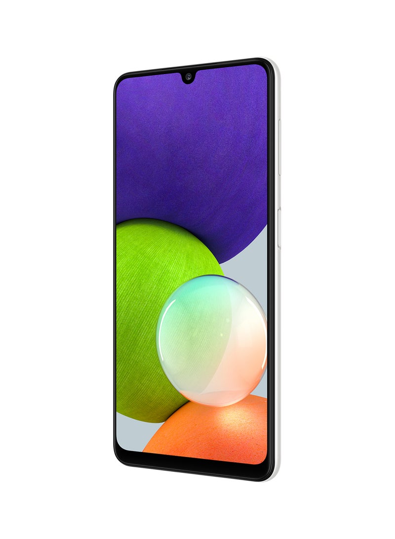 Samsung - Galaxy A22 Dual SIM White 4GB RAM 64GB 4G LTE - Middle East Version - Image 1