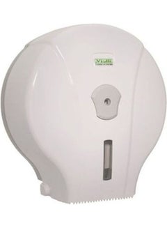 Vialli Mini Jumbo Toilet Tissue Dispenser White 