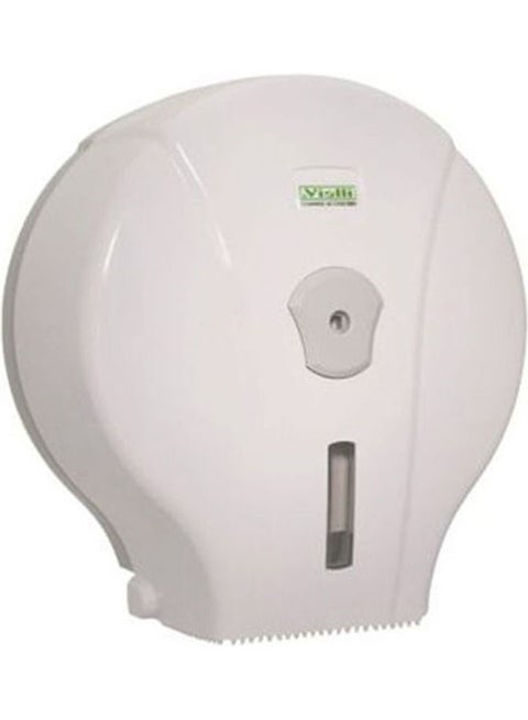 Mini Jumbo Toilet Tissue Dispenser White