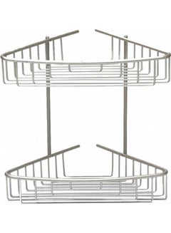 Primanova Bathroom Shower Caddy 2 Shelves Silver One Size cm  - Image 1