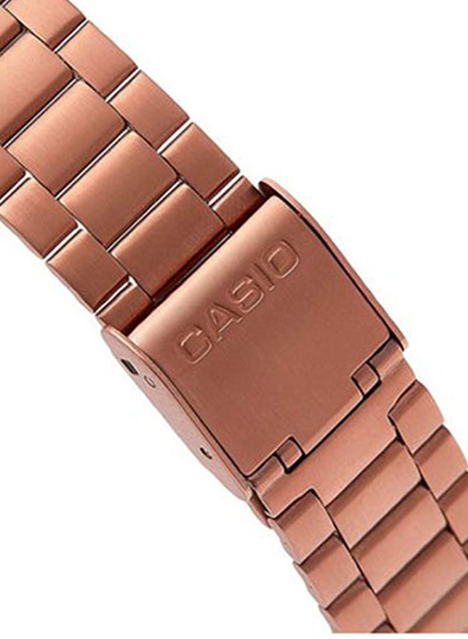 CASIO - Women's Vintage Water Resistant Digital Watch B640WC-5A - 39 mm - Gold - Image 1