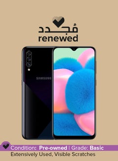 Renewed - Galaxy A30s Dual SIM Prism Crush Black 128GB 4GB RAM 4G LTE - UAE Version