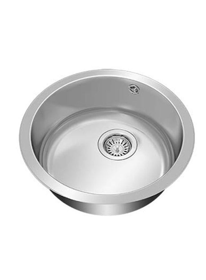TEKA Starbright 45 E-Xn 1B Rnd 2-In-1 Installation Stainless Steel 1 Bowl Sink With Matt Finish Stainless Steel 450x450x160mmmm - Image 4