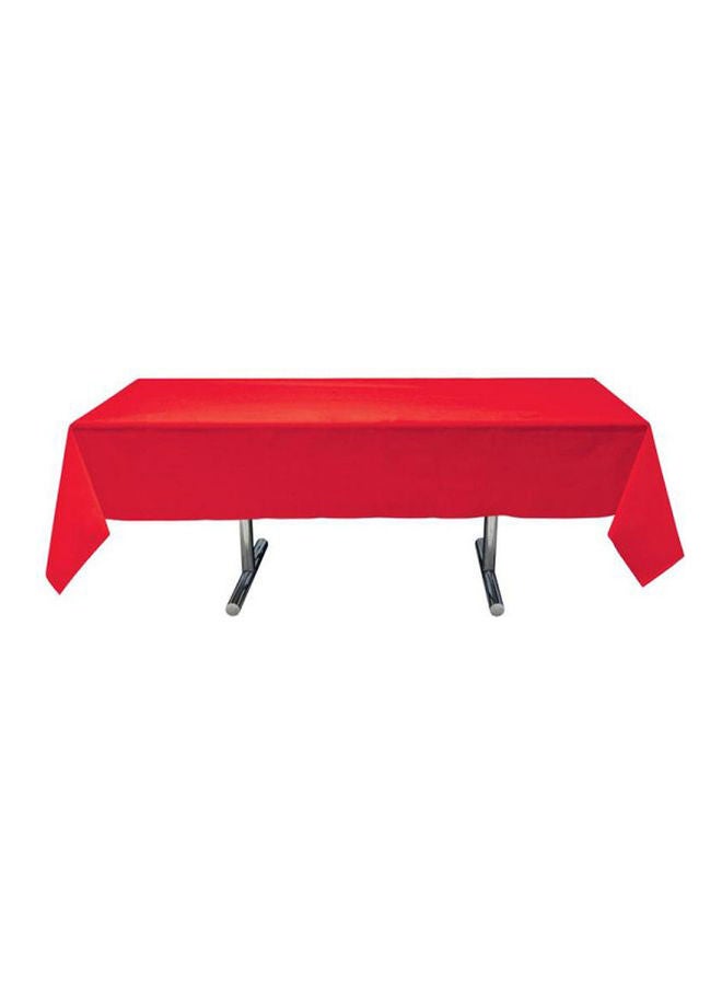 Plastic Table Covers Red