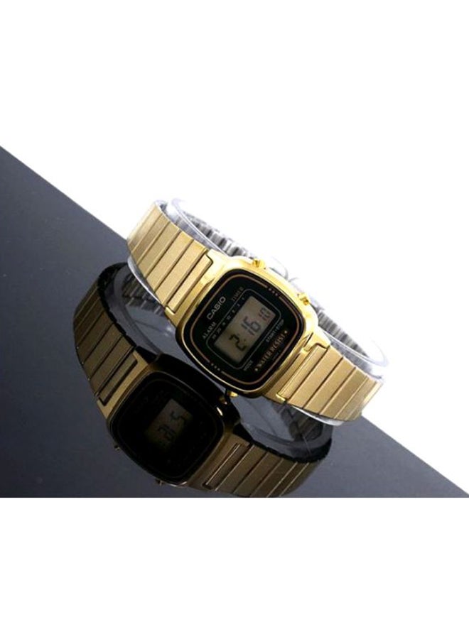 CASIO Women's Stainless Steel Digital Wrist Watch LA670WGA-1UWD - 25 mm - Gold  - Image 3