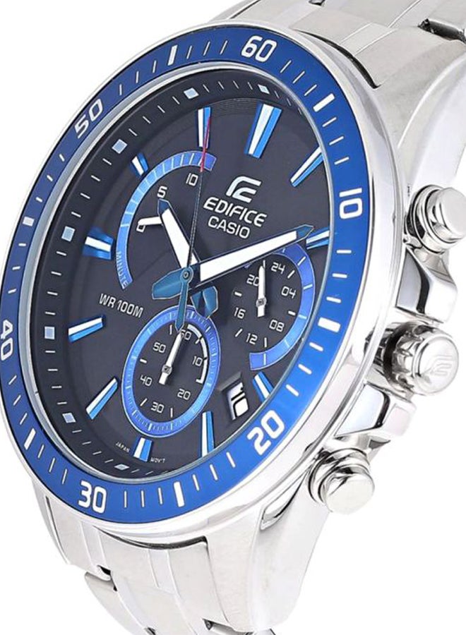 CASIO Men's Stainless Steel Analog Watch EFR-552D-1A2VUDF - 47 mm - Silver - Image 4