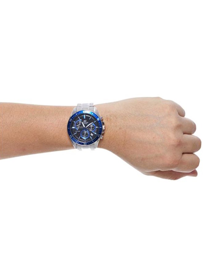 CASIO Men's Stainless Steel Analog Watch EFR-552D-1A2VUDF - 47 mm - Silver - Image 5