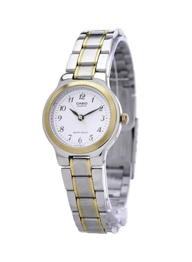 CASIO Women's Stainless Steel Analog Watch LTP-1131G-7BRDF - 27 mm - Silver/Gold - Image 1