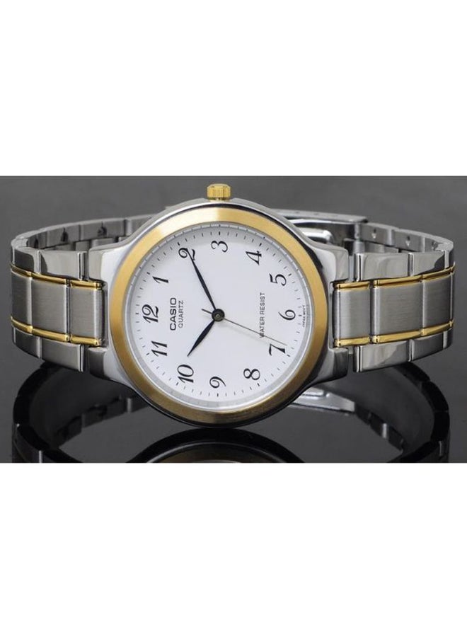 CASIO Women's Stainless Steel Analog Watch LTP-1131G-7BRDF - 27 mm - Silver/Gold - Image 4