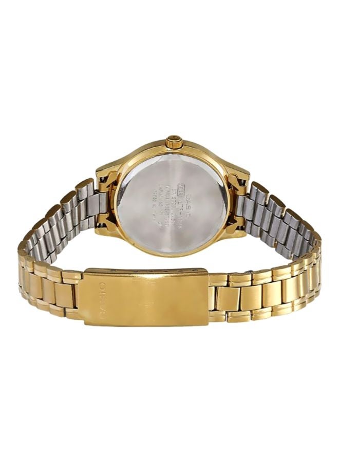 CASIO Women's Water Resistant Stainless Steel Analog Watch Ltp-1128N-9ADF - Image 2