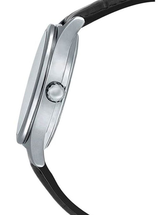 CASIO Women's Leather Quartz Analog Watch LTP-V006L-1BUDF - 25 mm - Black - Image 3