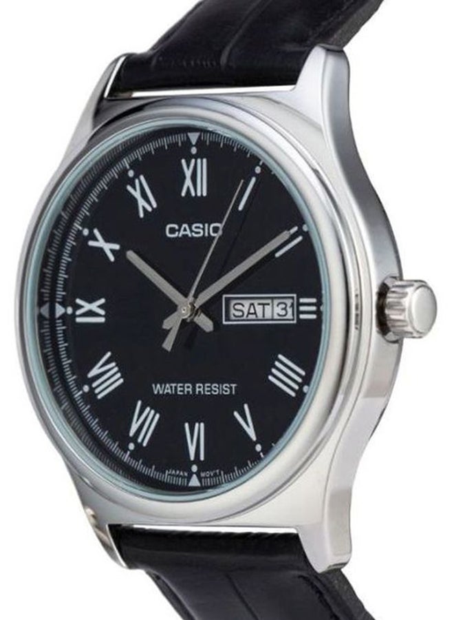CASIO Women's Leather Quartz Analog Watch LTP-V006L-1BUDF - 25 mm - Black - Image 5
