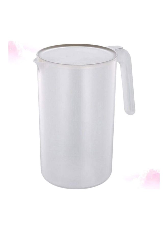 XiuWoo - Fridge Water Jug With Lid Clear 13.4x12x5cm - Image 1
