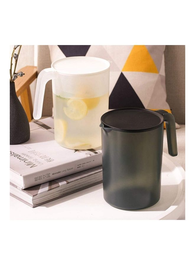 XiuWoo - Fridge Water Jug With Lid Clear 13.4x12x5cm - Image 1