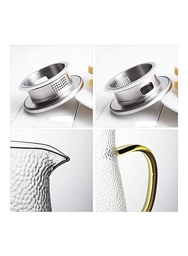 XiuWoo - Glass Water Jug With Lid Clear - Image 1