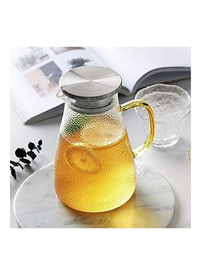 XiuWoo - Glass Water Jug With Lid Clear - Image 1