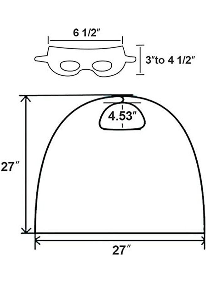 Batman Superhero Cape With Mask - Image 3