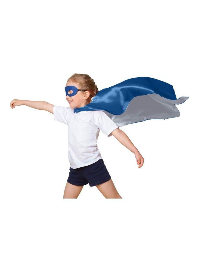 Double Sided Cape And Mask Set One Size - Image 2