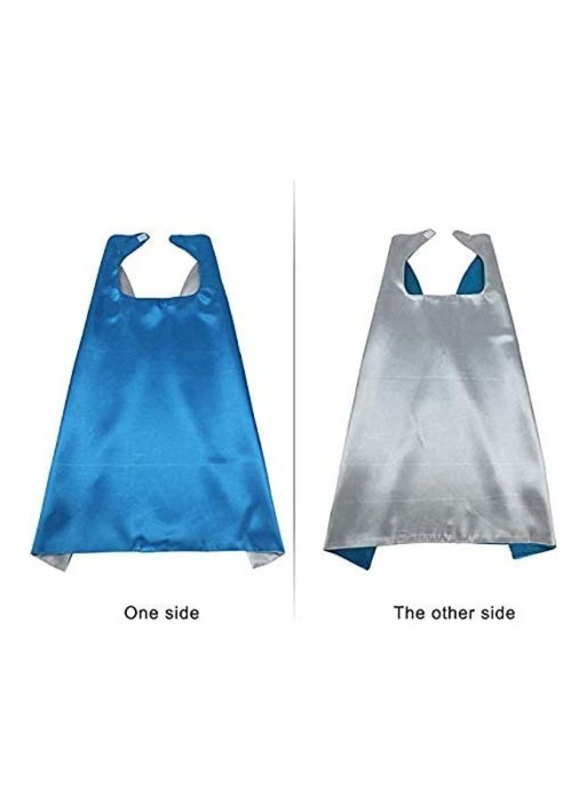 Double Sided Cape And Mask Set One Size - Image 3