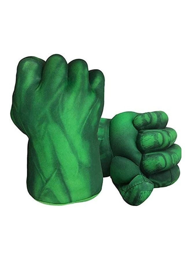 Double Sided Hulk Costume Cape And Mask Set With Gloves One Size  - Image 2