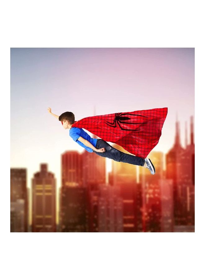 طقم زي تنكري بتصميم رداء سبايدرمان على الوجهين مكون من 5 قطع One Size - Image 5