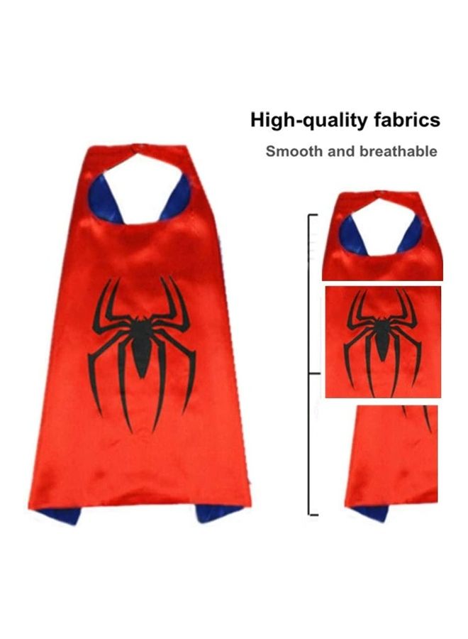 Generic Spider Man Costume Cape Mask And Band Set One Size  - Image 3