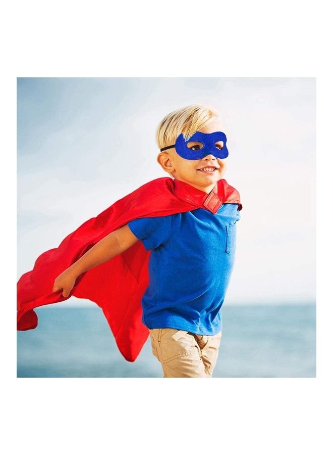 2-Piece Double Sided Character Costume Cape With Mask Set One Size - Image 4