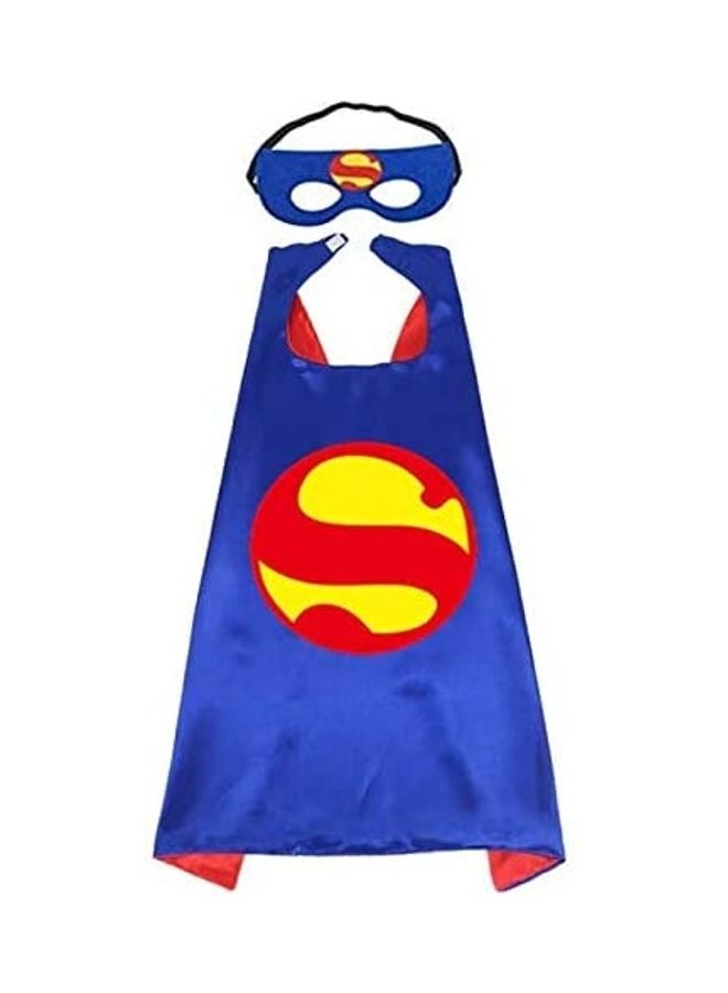 Super Man Costume Cape And Mask Set